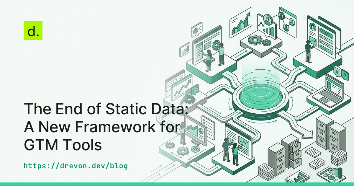 The End of Static Data: A New Framework for GTM Tools