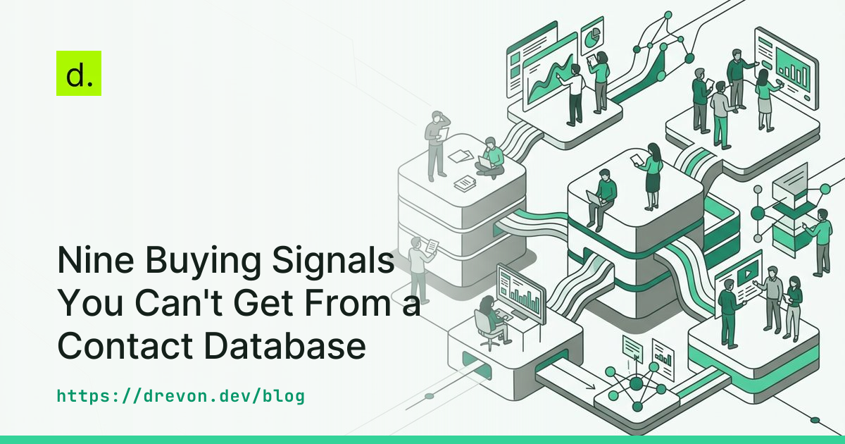 Nine Buying Signals You Can't Get From a Contact Database