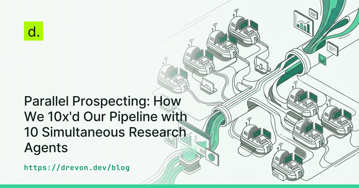Parallel Prospecting: How We 10x'd Our Pipeline with 10 Simultaneous Research Agents