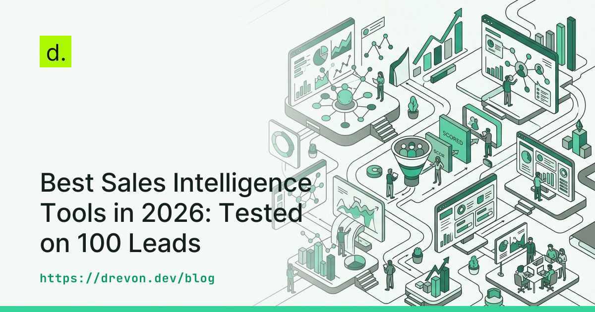 Best Sales Intelligence Tools in 2026: Tested on 100 Leads