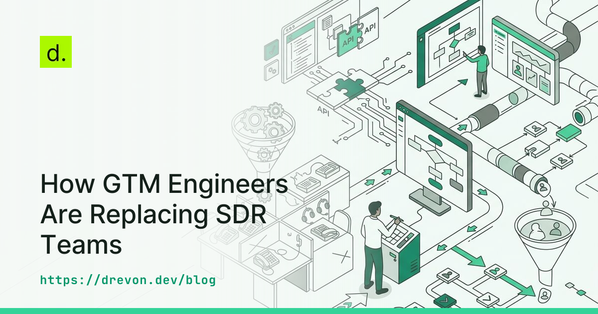 How GTM Engineers Are Replacing SDR Teams
